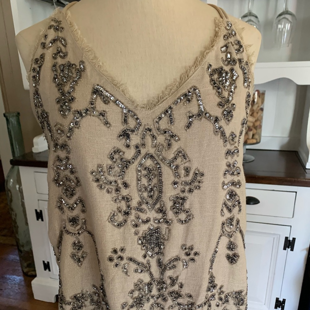 Zara beaded cami top